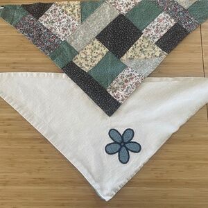 Bandana 2 sets/ Head band/ Festival/ Vtg 70/ Floral/ Hippie/ Boho/Gratefuldead